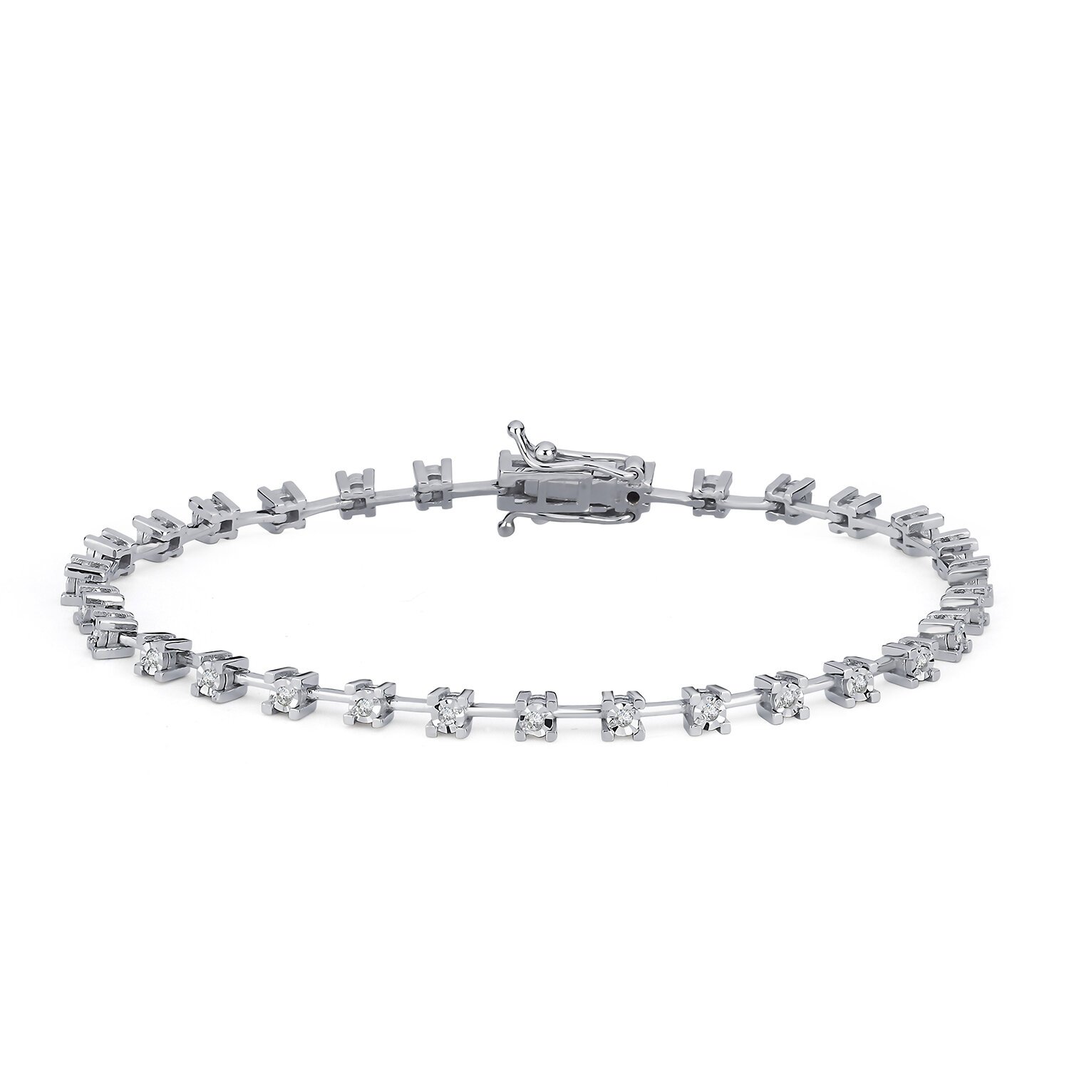 0,33 Karat Laboratuvar Pırlanta Su Bilezik