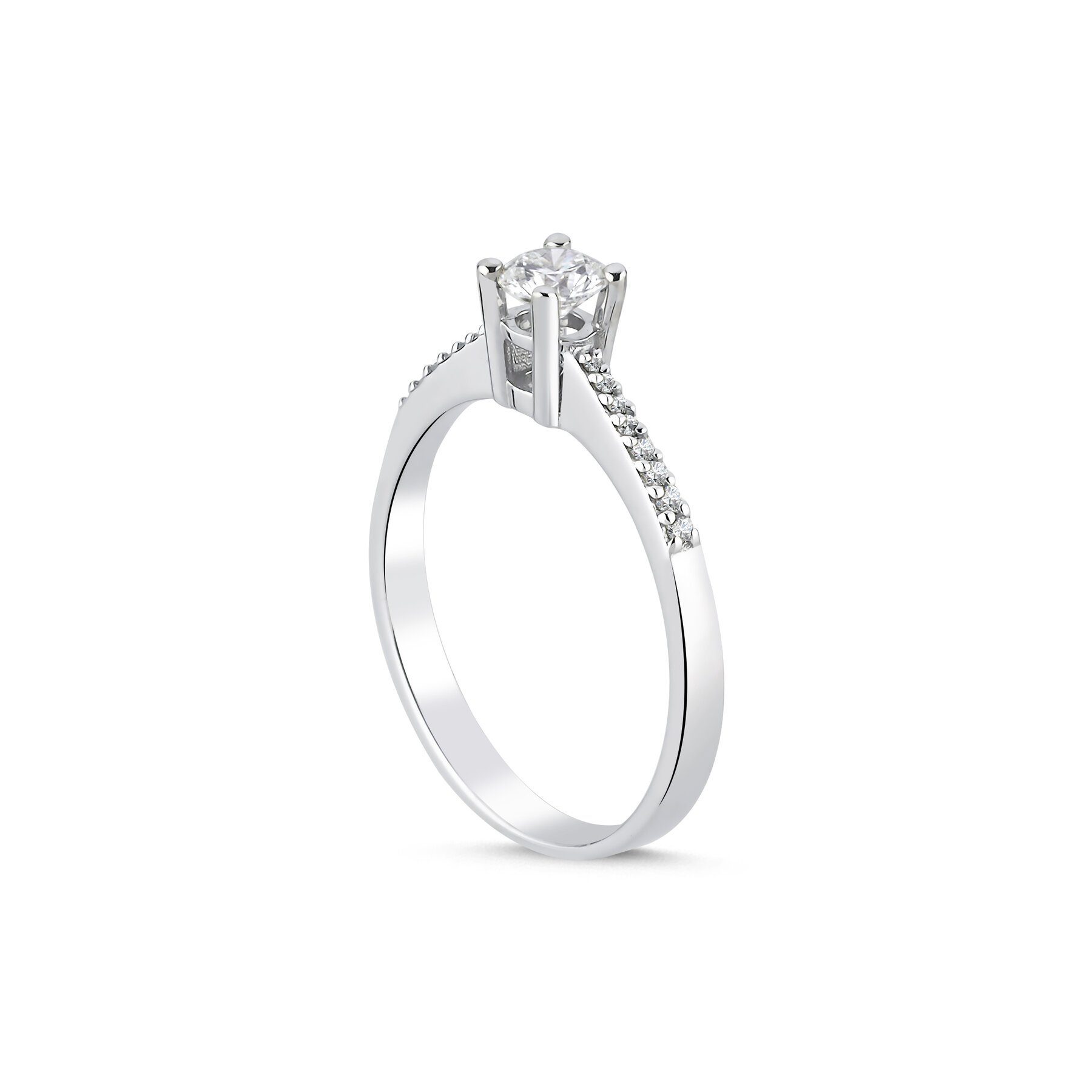 0.36 Karat Laboratuvar Pırlanta Tektaş Yüzük