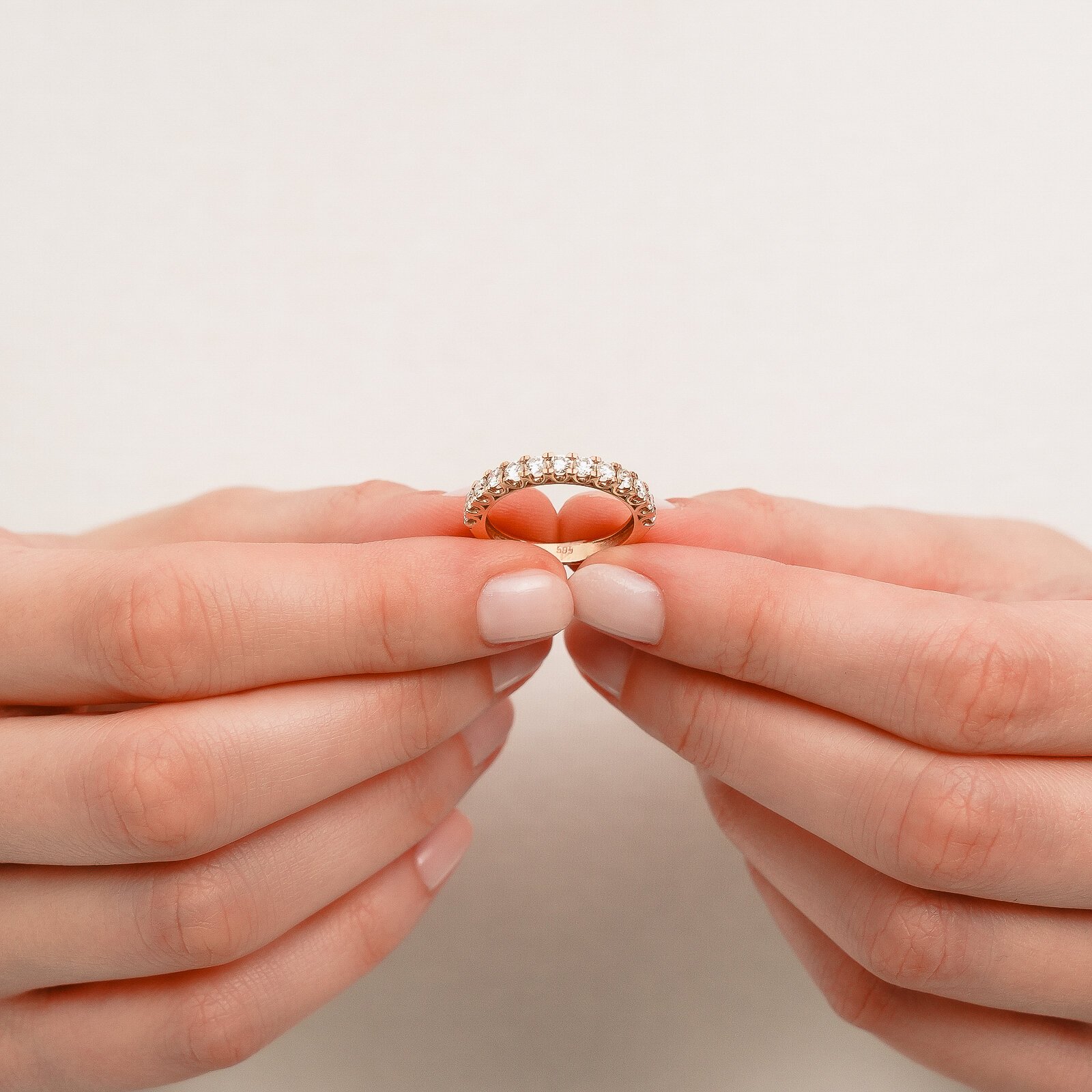 0,80 Karat Laboratuvar Pırlanta Alyans