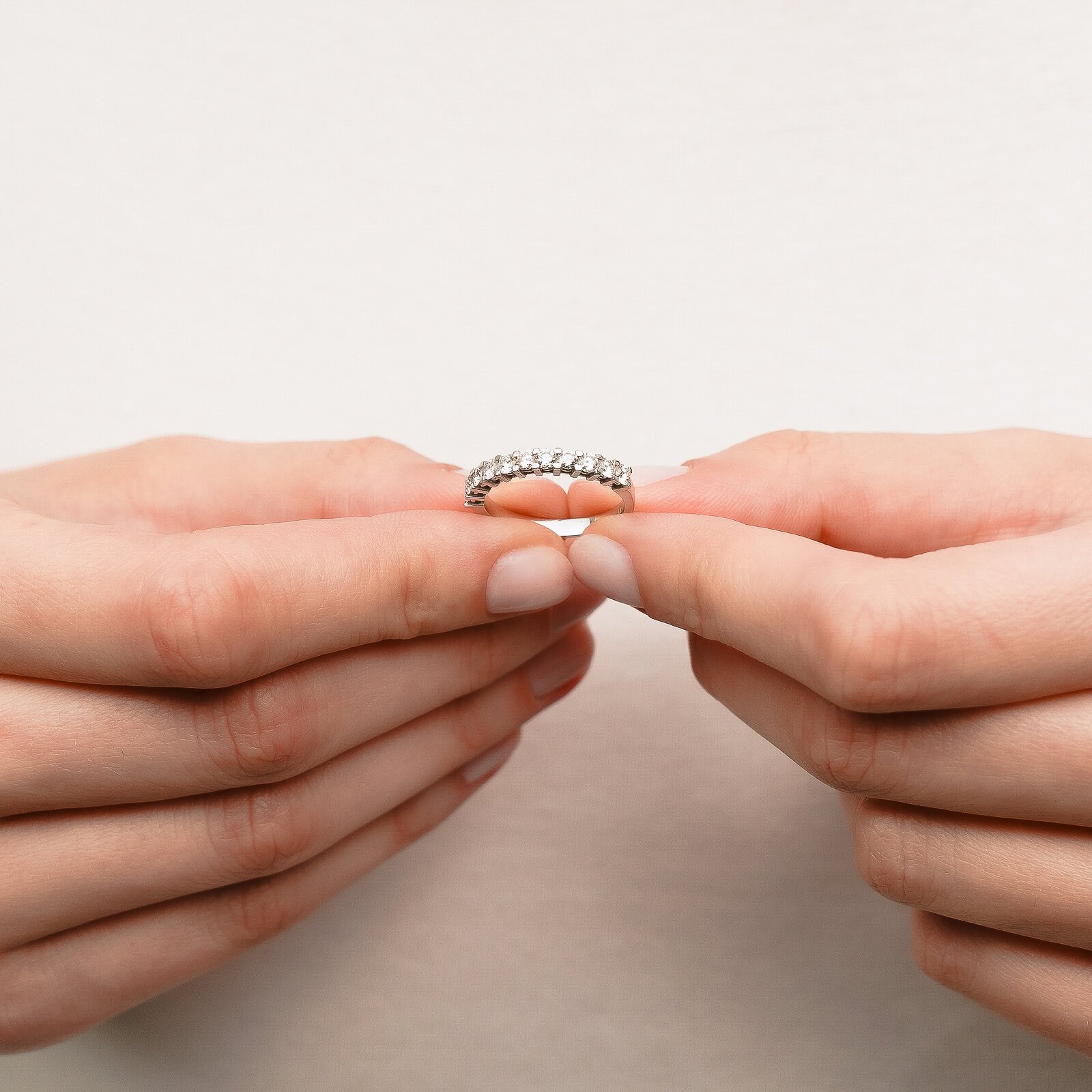 0,80 Karat Laboratuvar Pırlanta Alyans