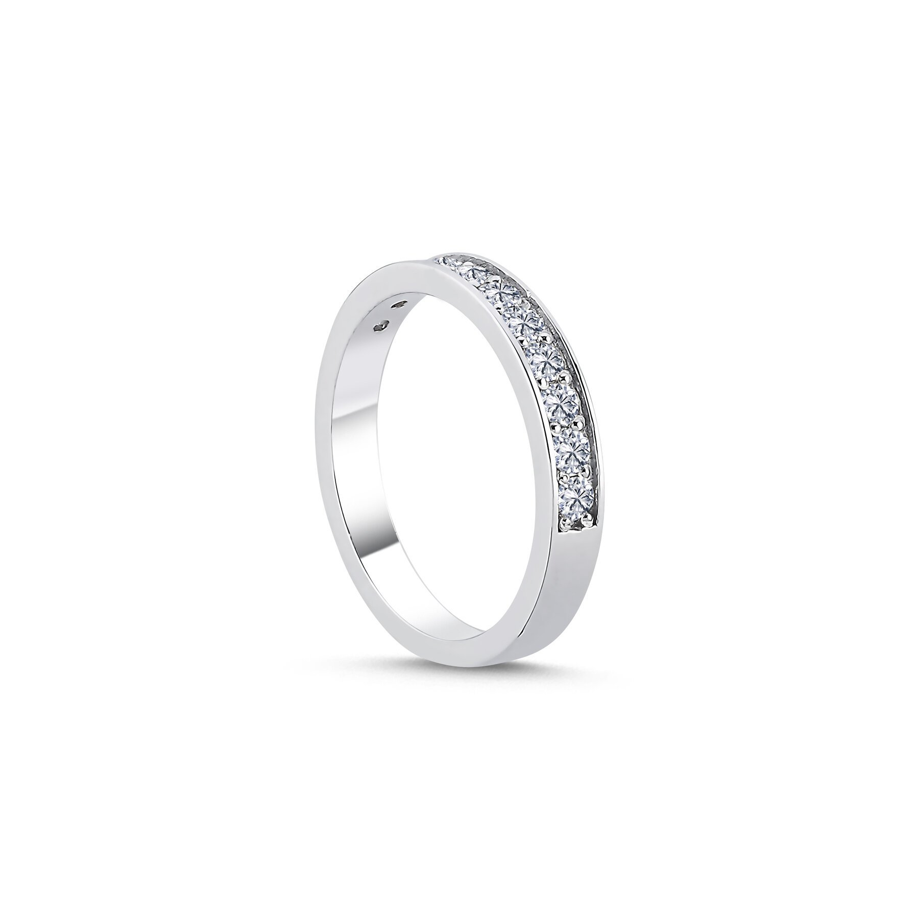 0,50 Karat Laboratuvar Pırlanta Tam Tur Alyans