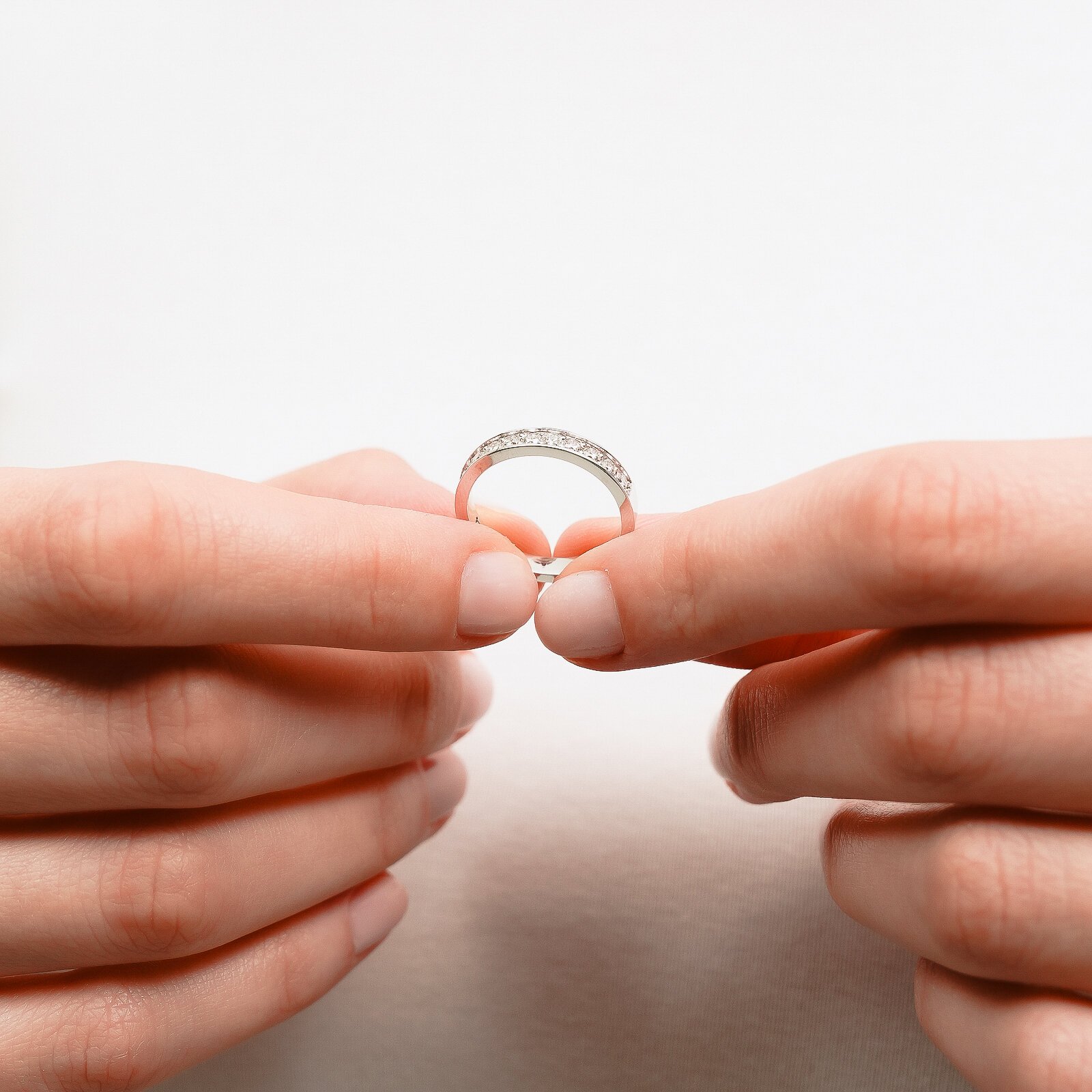 0,50 Karat Laboratuvar Pırlanta Tam Tur Alyans