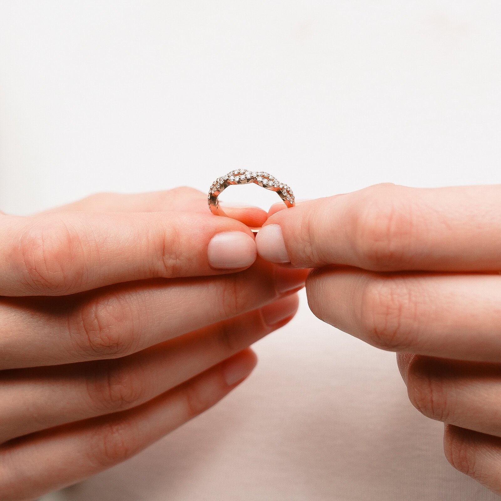 0,55 Karat Laboratuvar Pırlanta Fantazi Yüzük